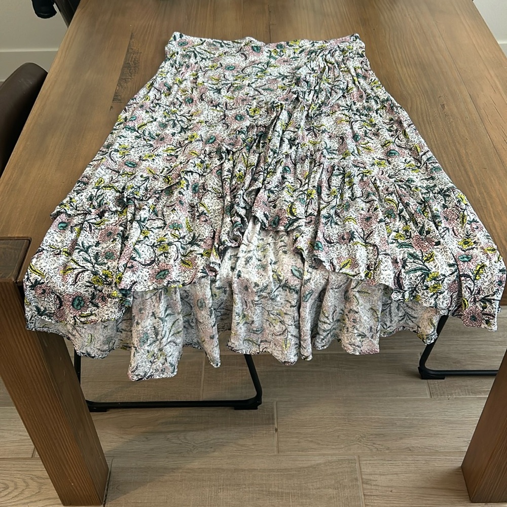 Maxi Skirt Waterfall Front